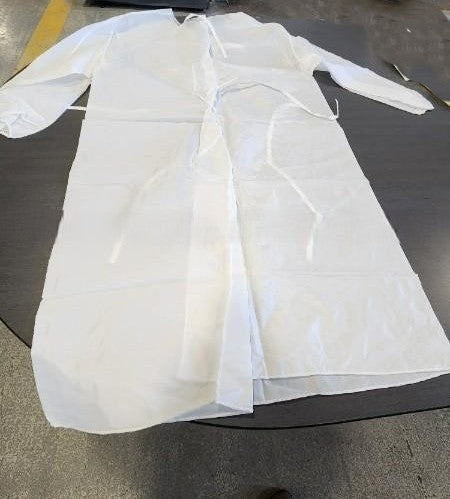 Blouses jetables blanches (9 par paquet) – Protection travaux peinture / nettoyage